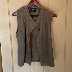 Suede style vest